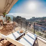 L8 Calm, Panoramic Sea View Withterrace, Parking & Ac Apartmán *